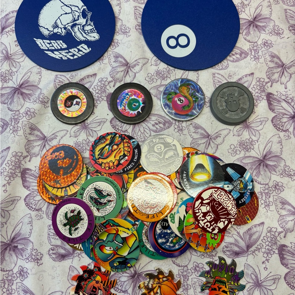 🗝️Colorful Collectible Pogs Set